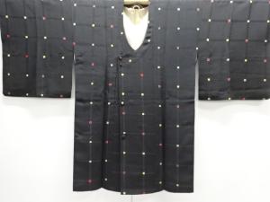 枡模様道行コート